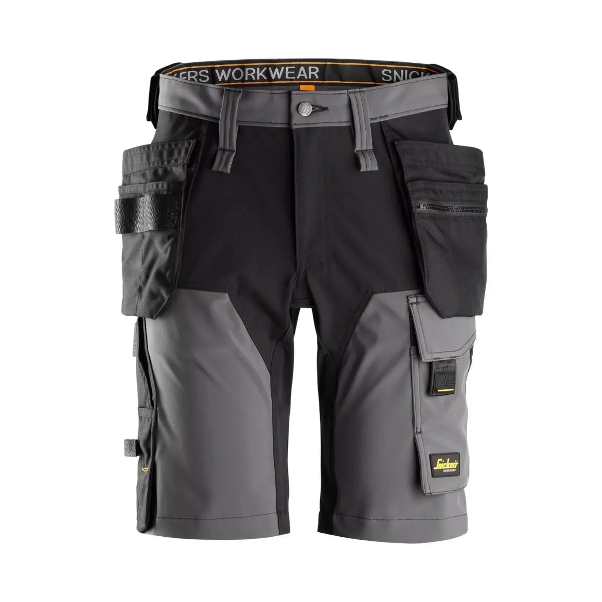 Snickers 6175 Allroundwork 4-Way Stretch Shorts With Holster Pockets Steel Grey - 33" Waist 1