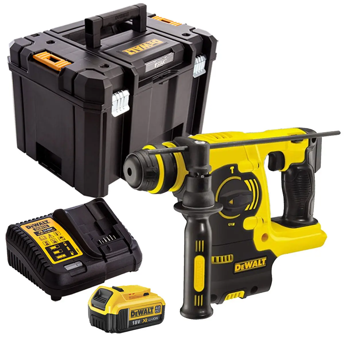 Dewalt Dch253n 18V Sds+ Rotary Hammer Drill With 1 X 4.0Ah Battery & Charger In Case 1