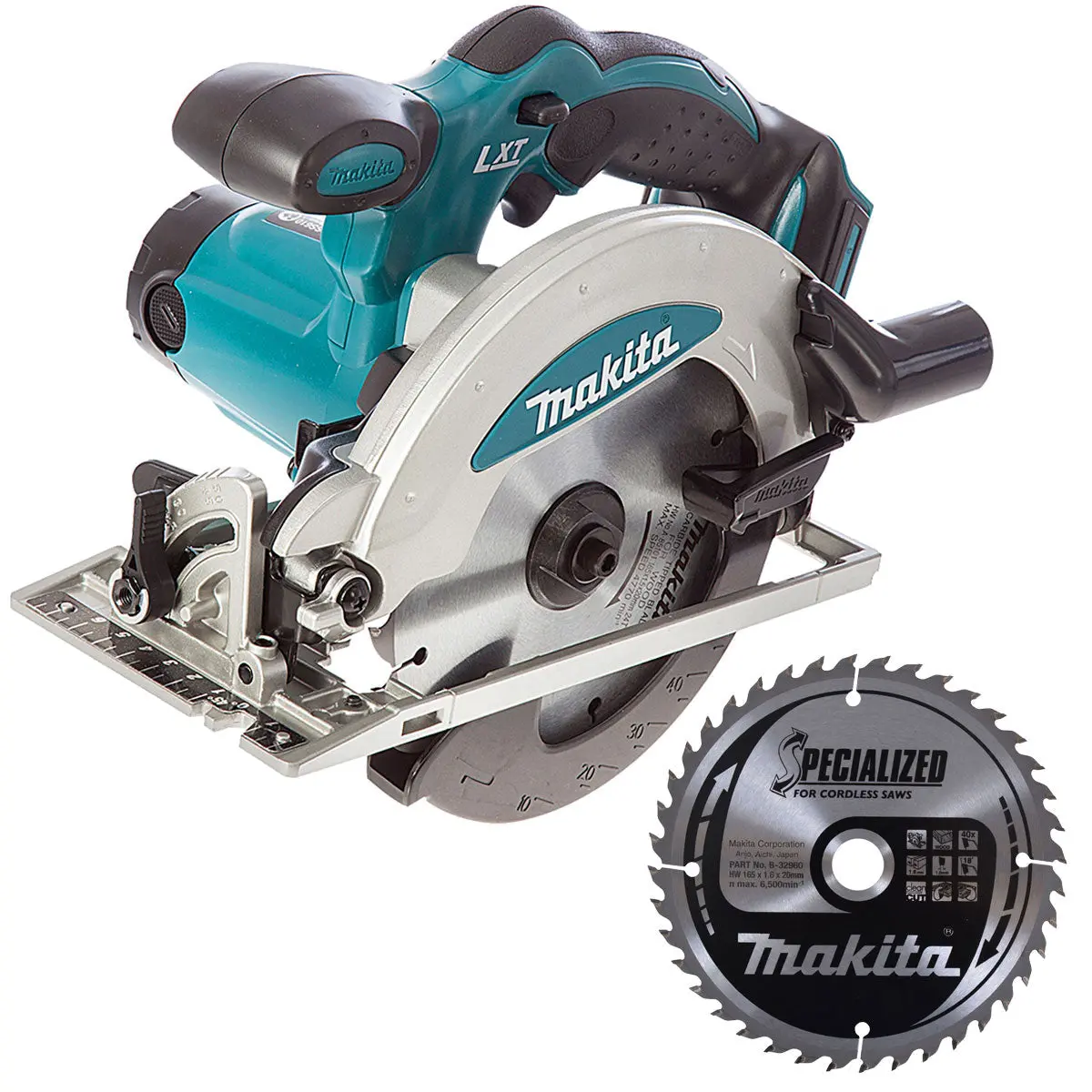 Makita Dss610z 18V Li-Ion 165Mm Cordless Circular Saw Body With 40T Saw Blade 1