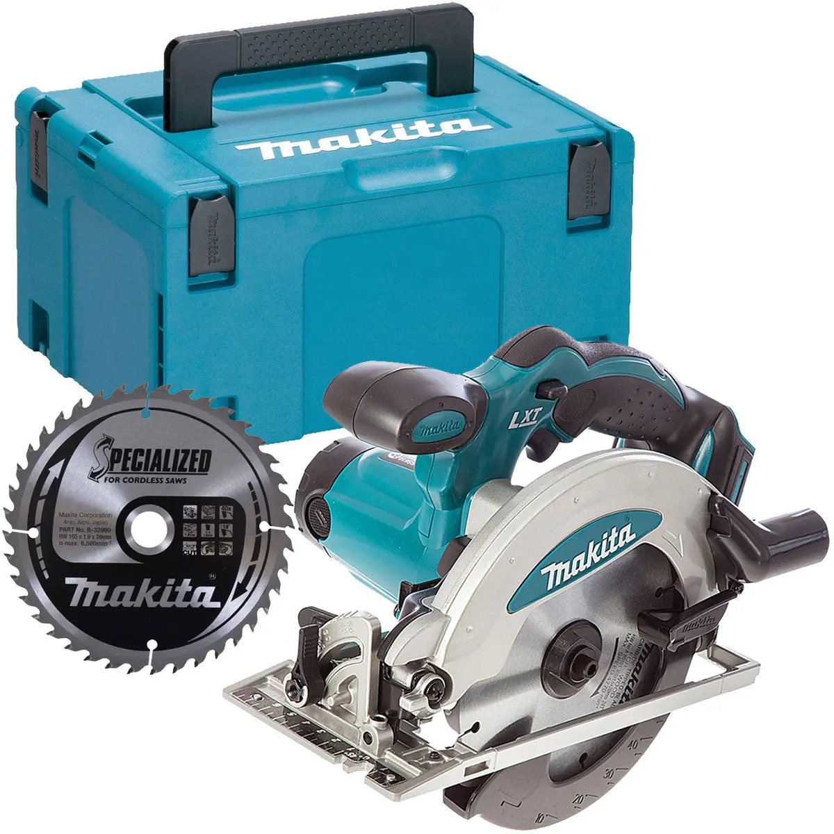Makita Dss610z 18V 165Mm Cordless Circular Saw With Mak Case & Saw Blade 1