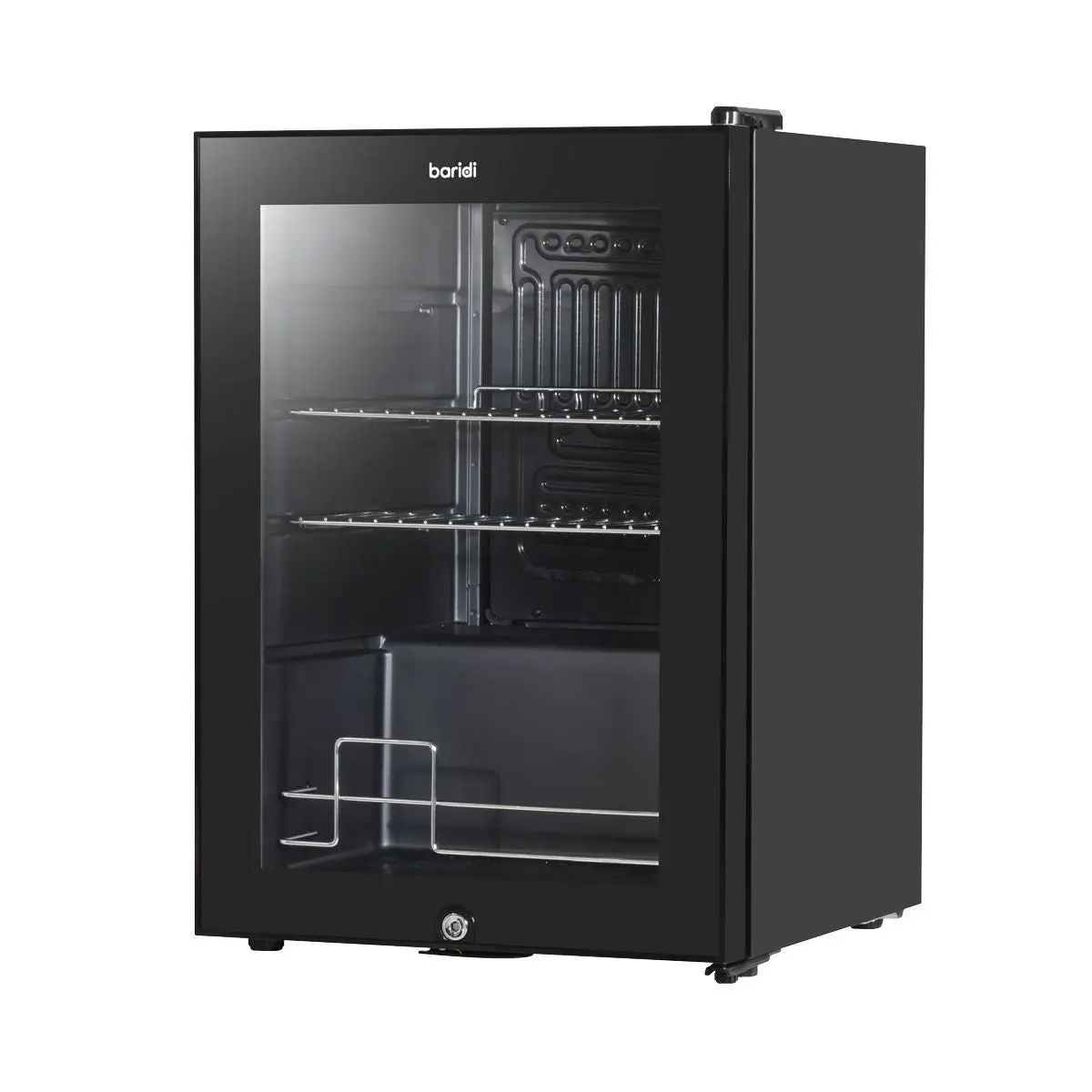 Sealey Dh62 Baridi Drinks Fridge With Led Light & Glass Door 60L Black 2