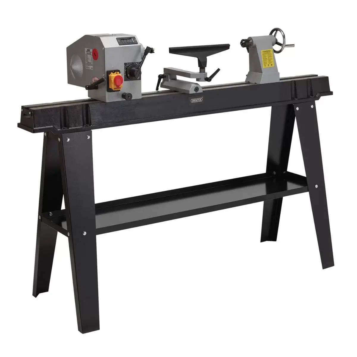 Draper Tools Wtl1100 Variable Speed Wood Lathe With Digital Display 230V/750W 60990 1