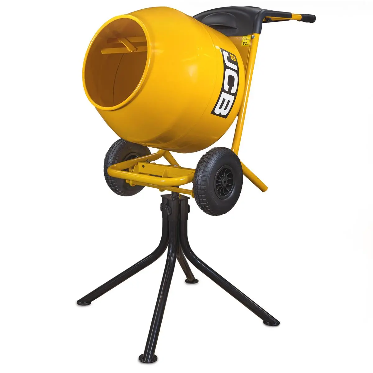 Jcb Cm150e-110 134L Seam Welded Tip Up Cement Mixer 550W Electric Motor 110V 1