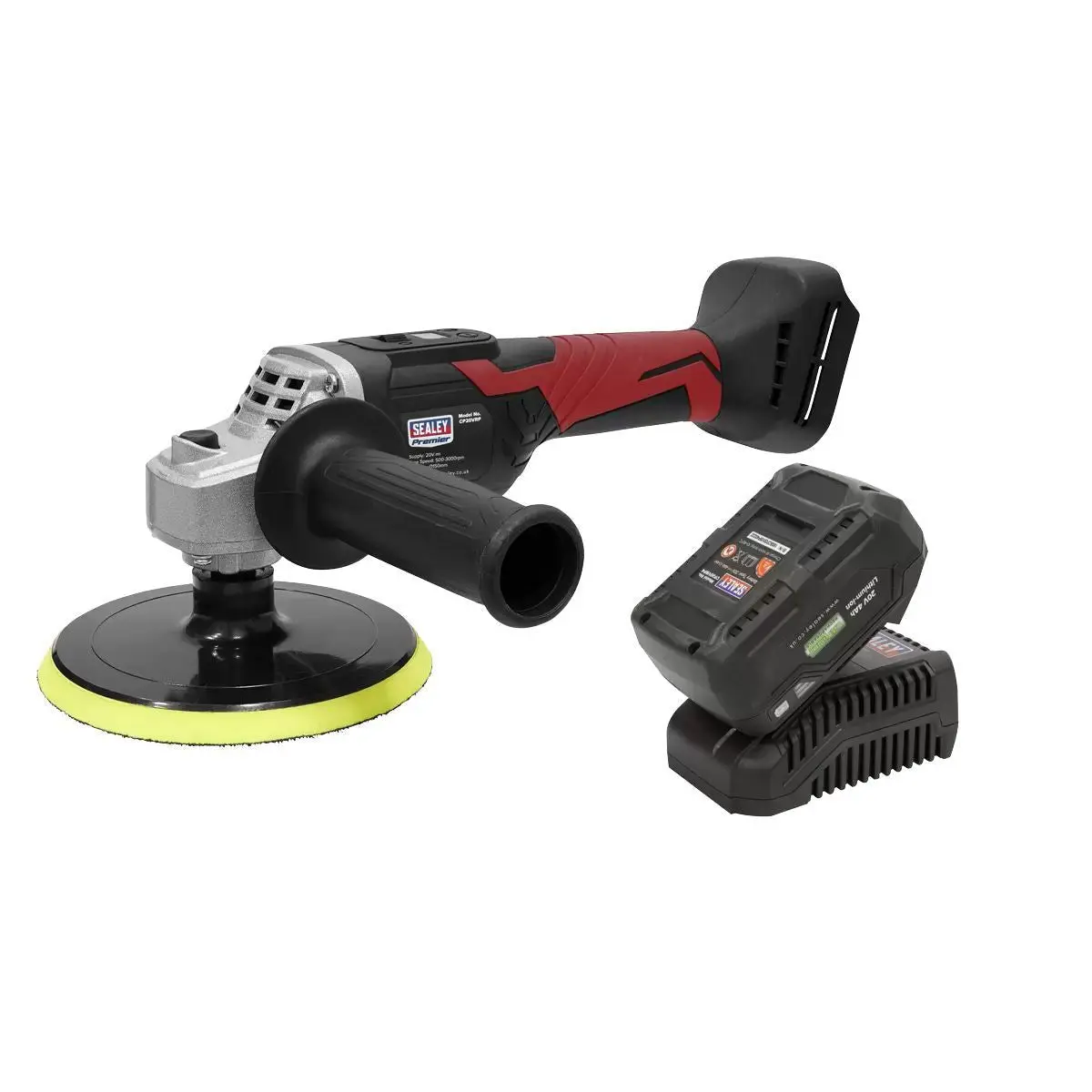 Sealey Cp20vrpkit Ø150mm Cordless Rotary Polisher Kit 20V/4Ah 2