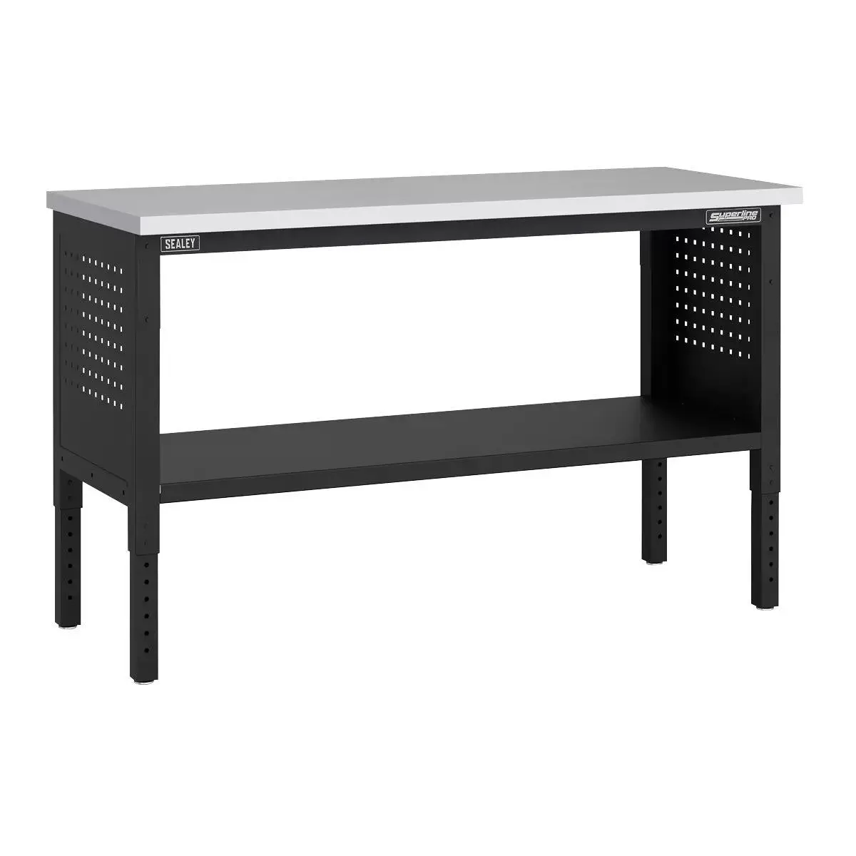 Sealey Apmwb60ss Superline Pro Modular Workbench With Stainless Steel Worktop & Adjustable Height 1525Mm 1