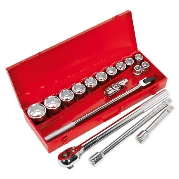 Sealey Ak2597 3/4"Sq Drive Socket 17Pc Set 1