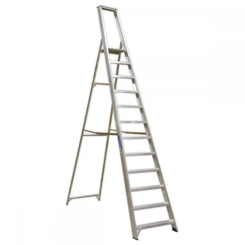 Sealey Axl12 Aluminium Step Ladder 12-Tread 1