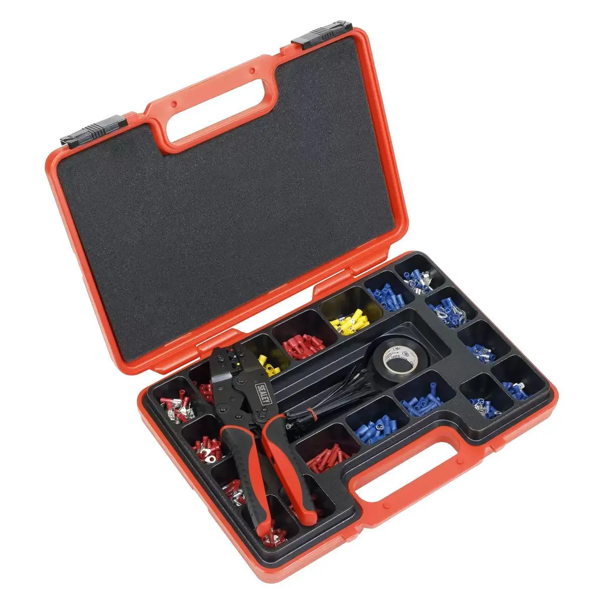 Sealey Ak386 Ratchet Crimping Tool Kit 552 Piece 1
