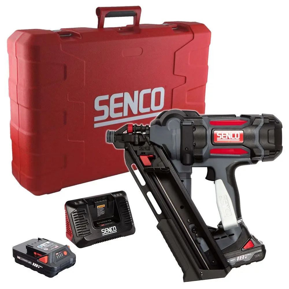 Senco F-35Xp 2.0 Fusion 18V First Fix Framing Nailer With 2 X 3.0Ah Battery Charger & Case - 10G2003n 1