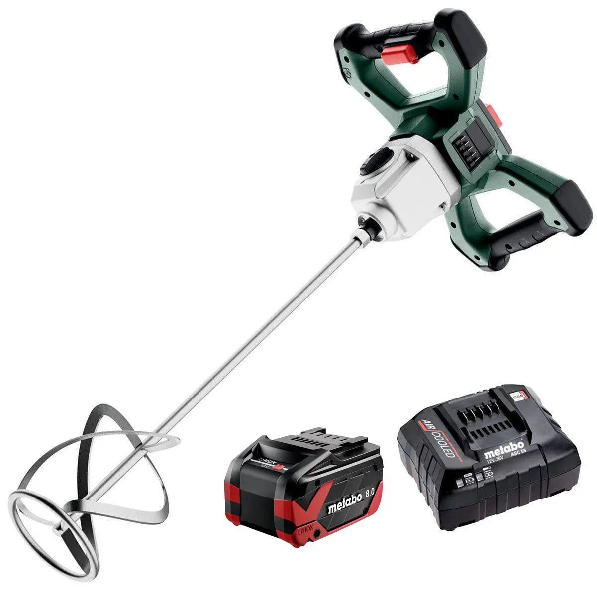 Metabo Rw 18 Ltx Bl 140-2 18V Brushless 140Mm Stirrer With 1 X 8.0Ah Battery & Charger 1
