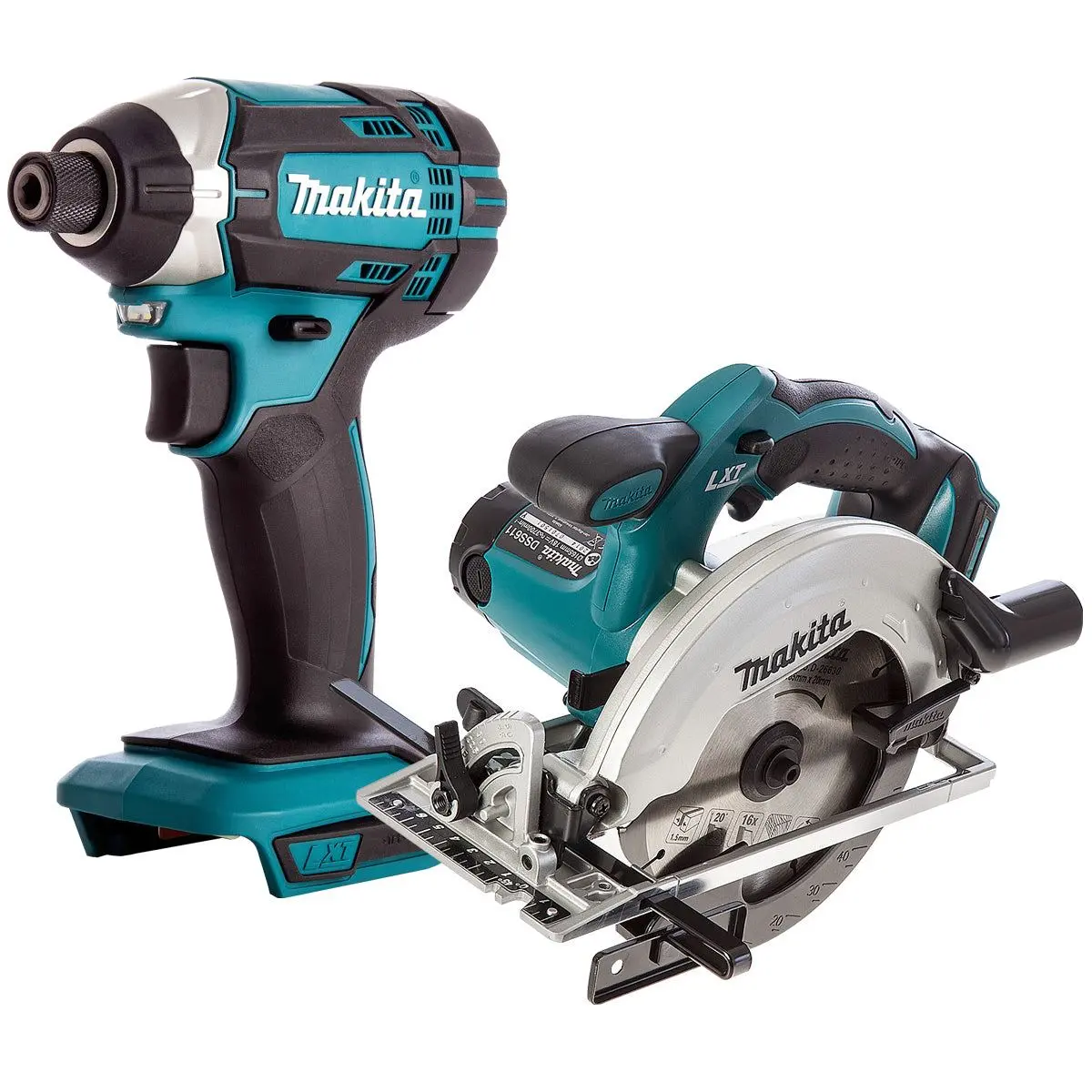 Makita 2 Piece 18V Lxt Impact Driver & 165Mm Circular Saw Body Only 1