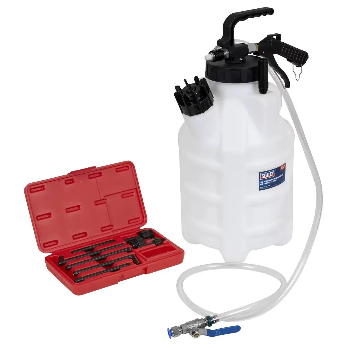 Sealey Vs7019 Pneumatic Transmission Oil Filling System 10L 1
