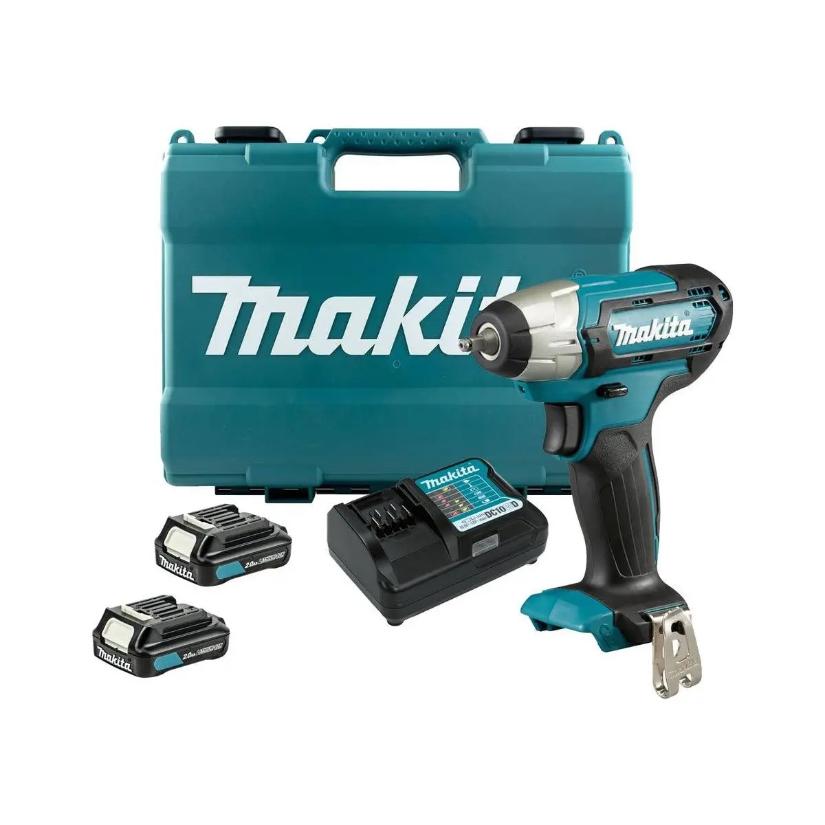 Makita Tw060dwae 12V Max Cxt Impact Wrench With 2 X 2.0Ah Batteries, Charger & Carrying Case 1