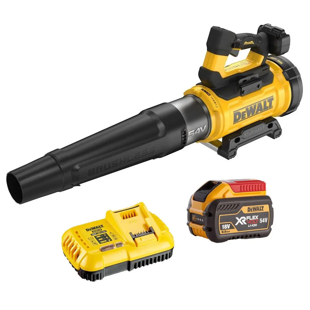 Dewalt Dcmbl777x1-Gb 54V Xr Flexvolt Brushless Axial Blower With 1 X 9.0Ah Battery & Charger 1