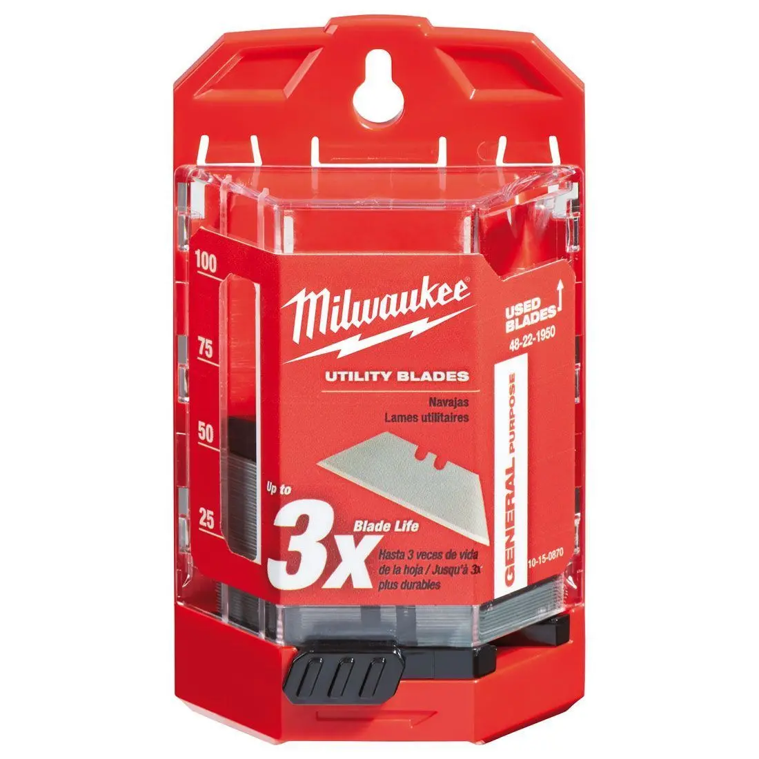 Milwaukee 62Mm Universal Knife Blade 2.4" 50 Piece 48221950 - Spl 1