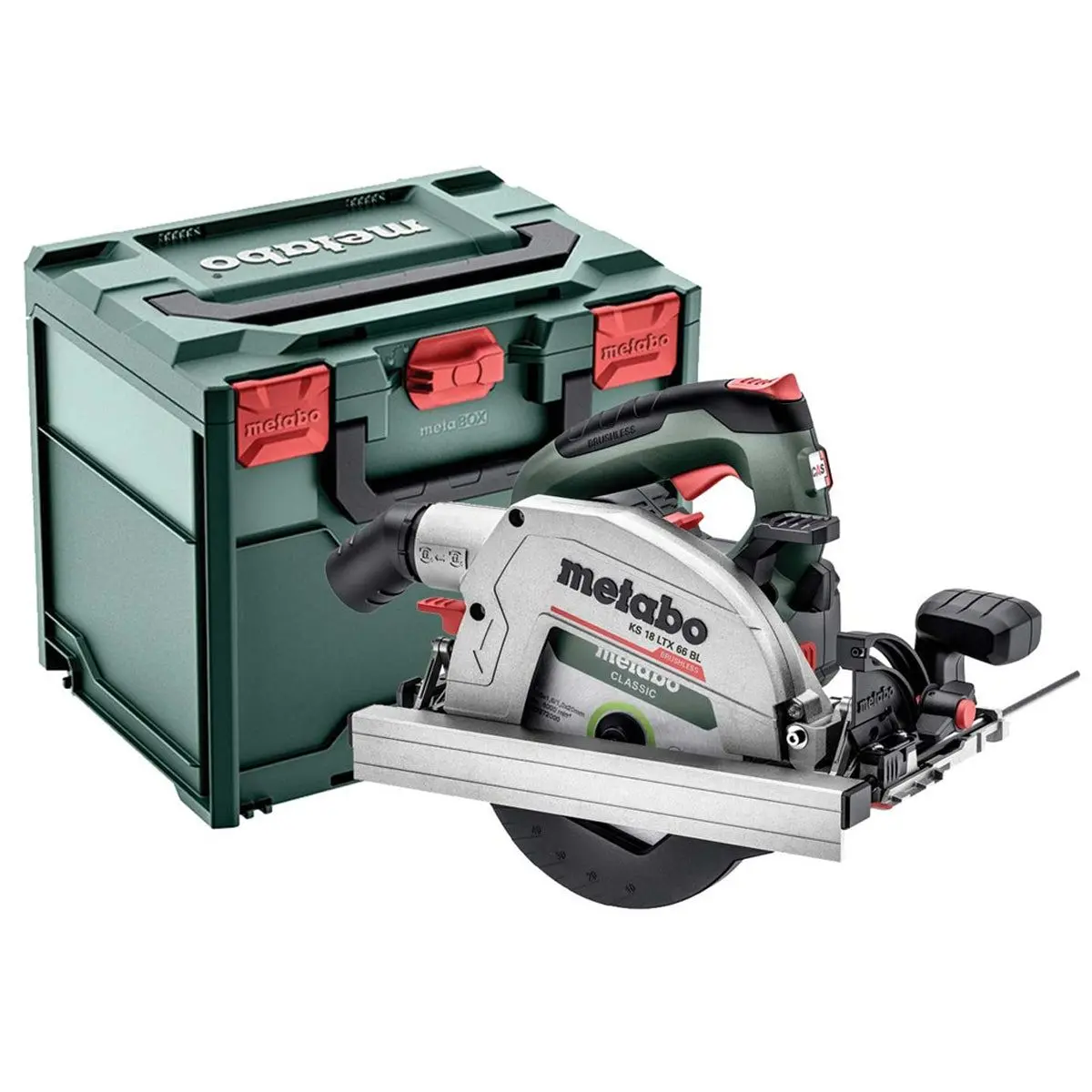 Metabo Ks 18 Ltx 66 Bl 18V Brushless 165Mm Circular Saw Body Only In Metabox 611866840 1