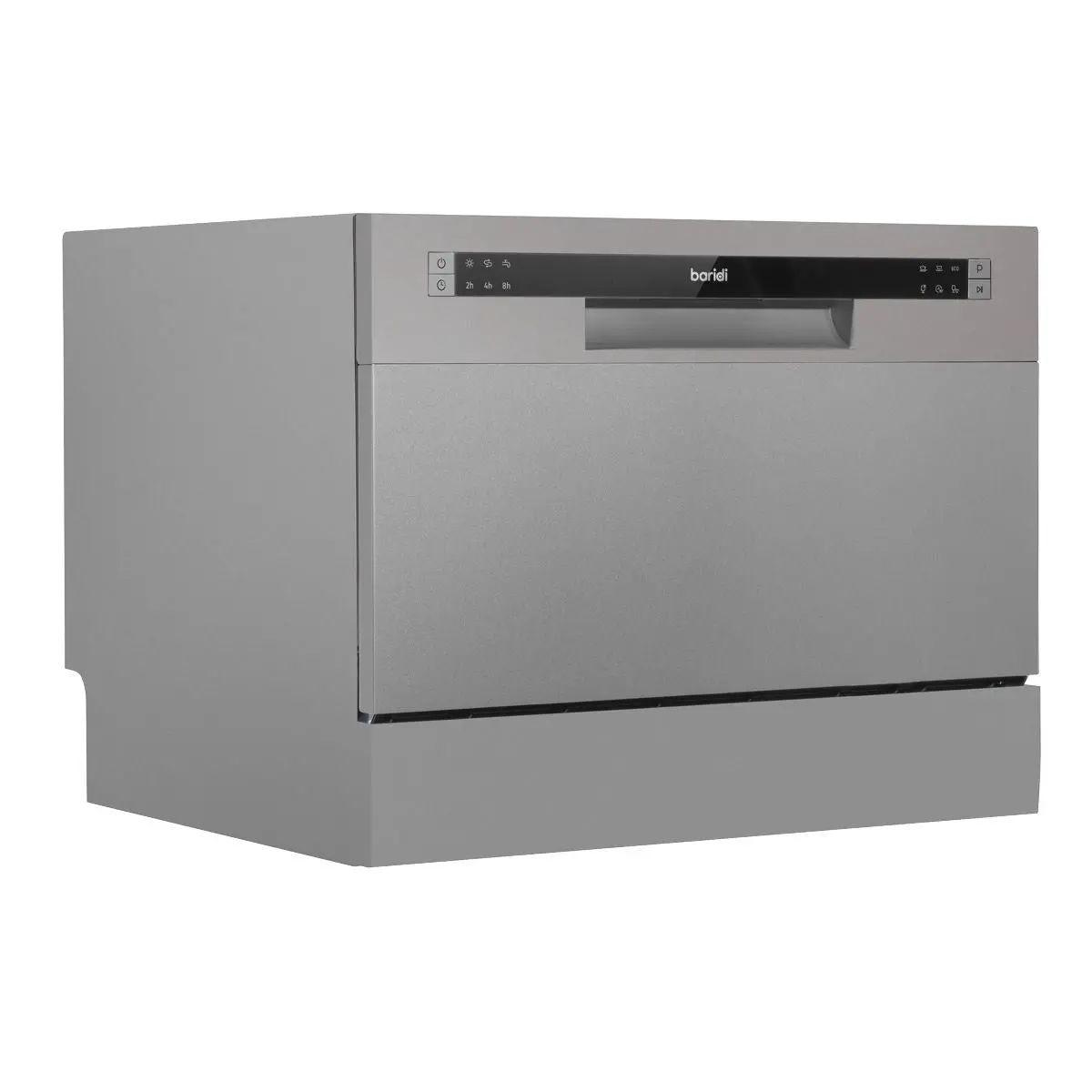 Sealey Dh84 Baridi Tabletop Dishwasher 6 Place Settings 6.5L Capacity Silver 230V/1280W 1