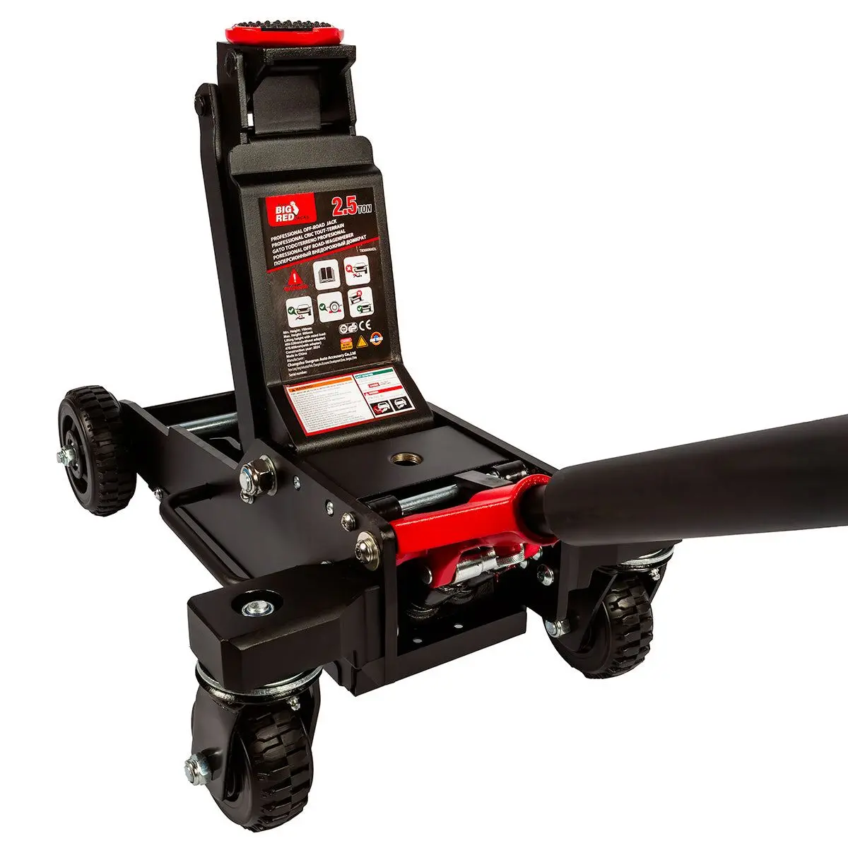 Big Red Torin 2.5-Ton Hydraulic Off-Road Jack, Lifting Range 150-606 Mm 1