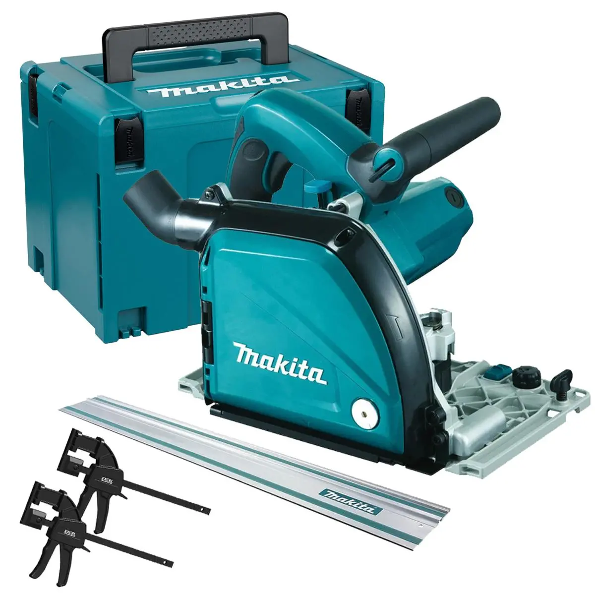 Makita Ca5000xj/1 Aluminium Groove Cutter In Case 110V With 1 X 3M Guide Rail & Clamp 1