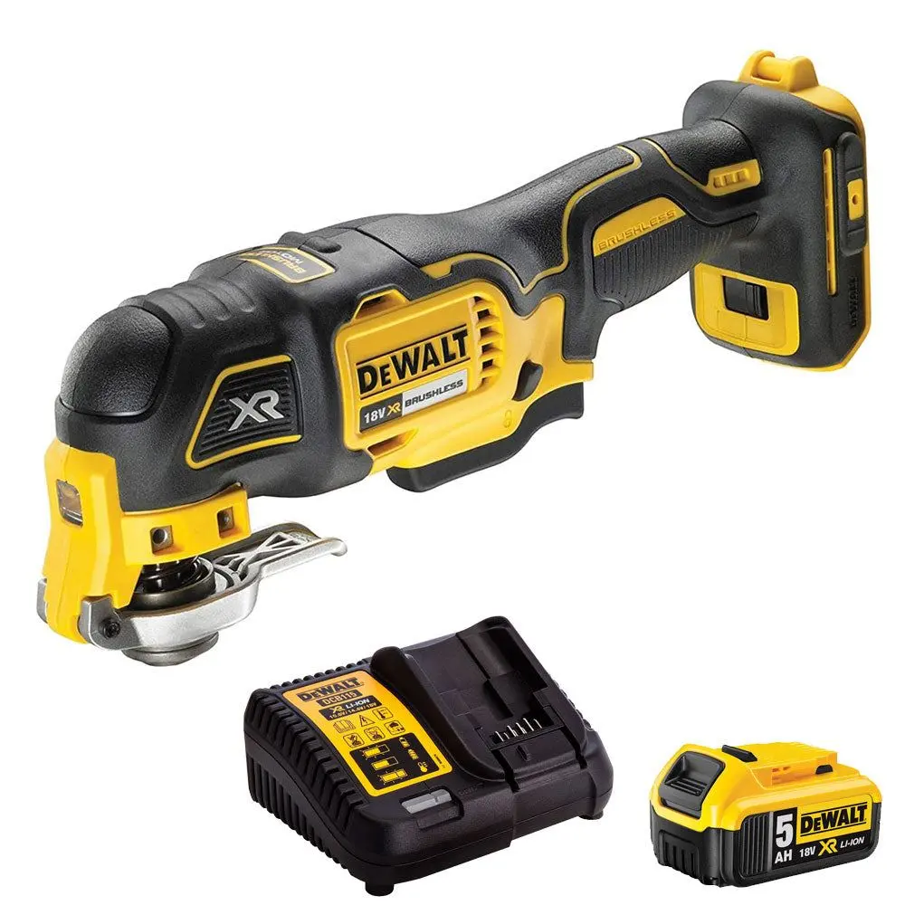 Dewalt Dcs356n 18V Brushless Oscillating Multitool With 1 X 5.0Ah Battery & Charger 1