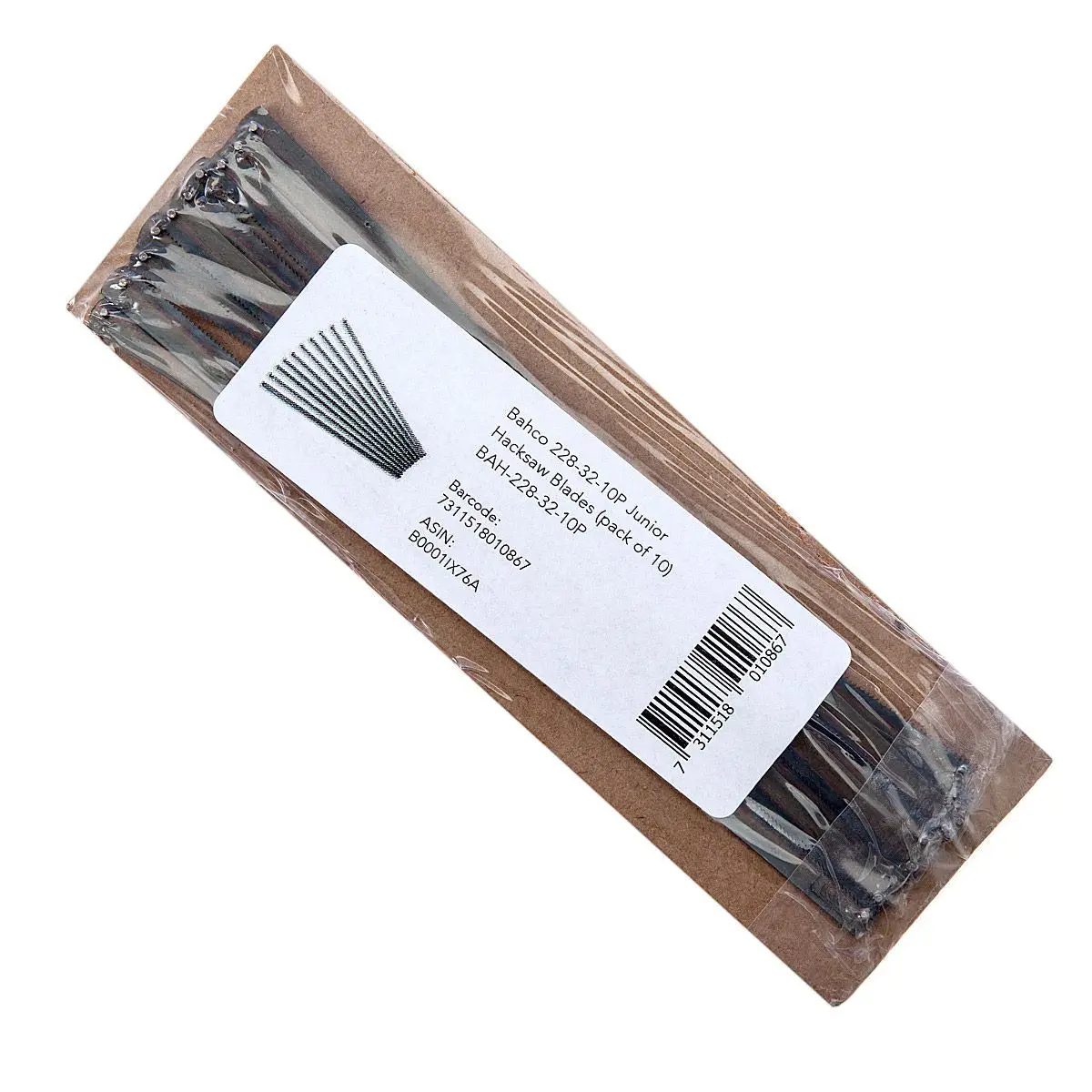 Bahco Junior Hacksaw Blades 6" Pack Of 10 Bah-228-32-10P - Spl 2