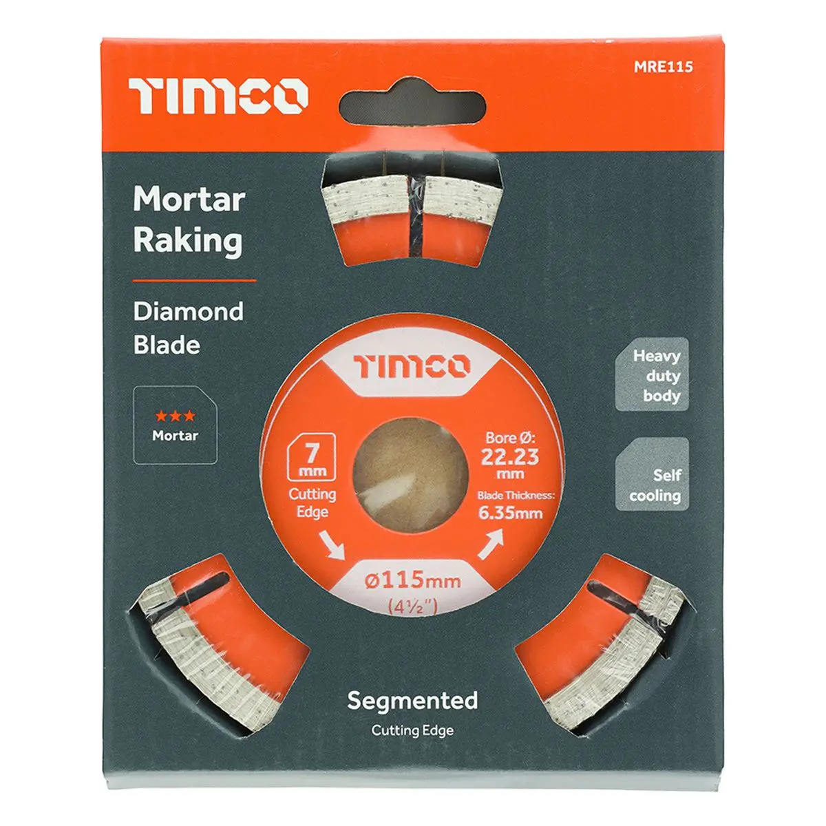 Timco 115Mm Segmented Mortar Raking Diamond Blade Mre115 2