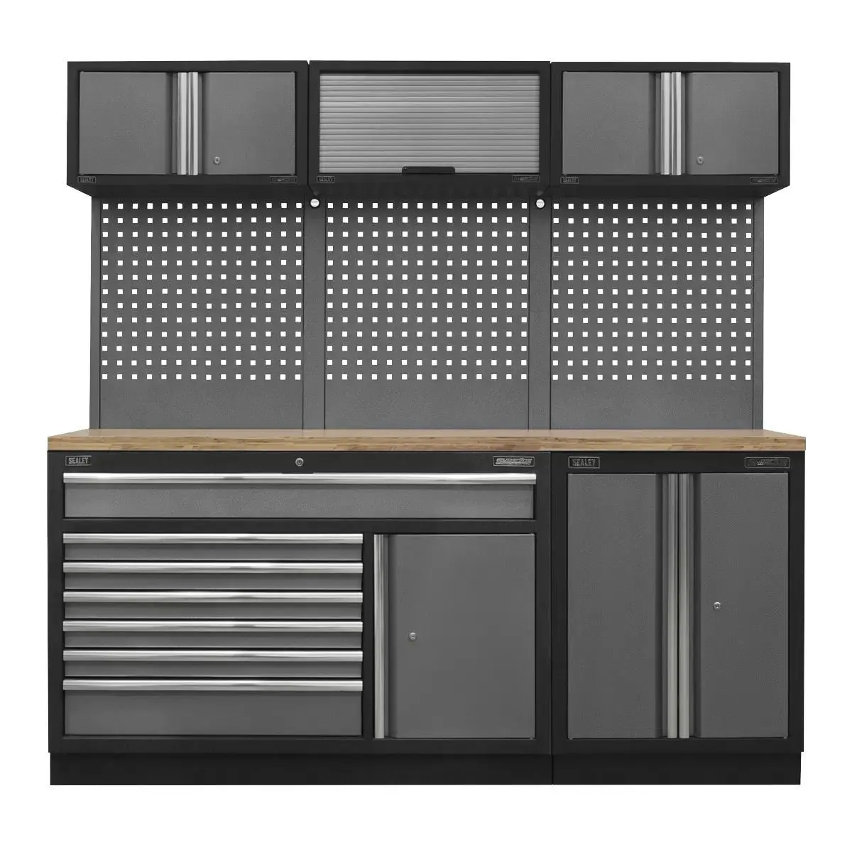 Sealey Apmsstack11w Superline Pro Storage System Pressed Wood Worktop 1