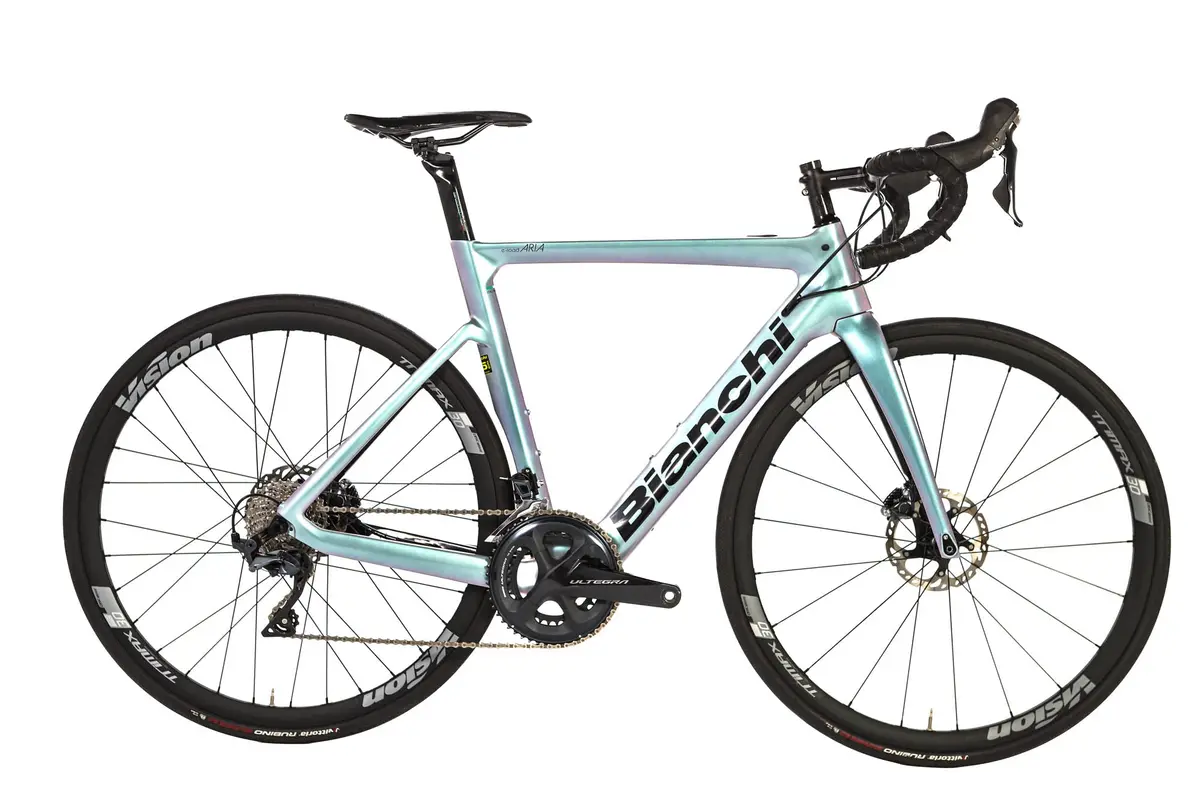 Bianchi Aria E-Road Shimano Ultegra Disc Electric Road Bike 2022, Size 55Cm 1