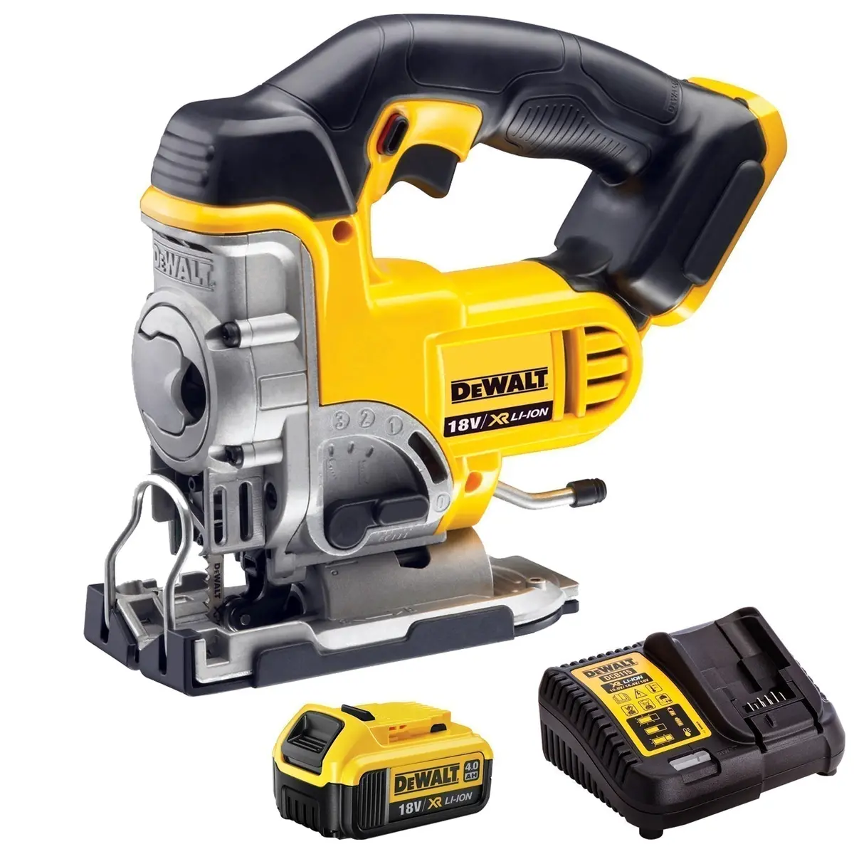 Dewalt Dcs331n 18V Xr Cordless Jigsaw With 1 X 4.0Ah Battery & Charger 1
