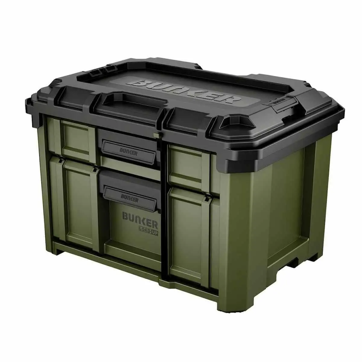 Bunker B600-2Dtb Load-Up 570Mm Stacking Tool Box 2 Drawer Heavy Duty Storage 29434 1
