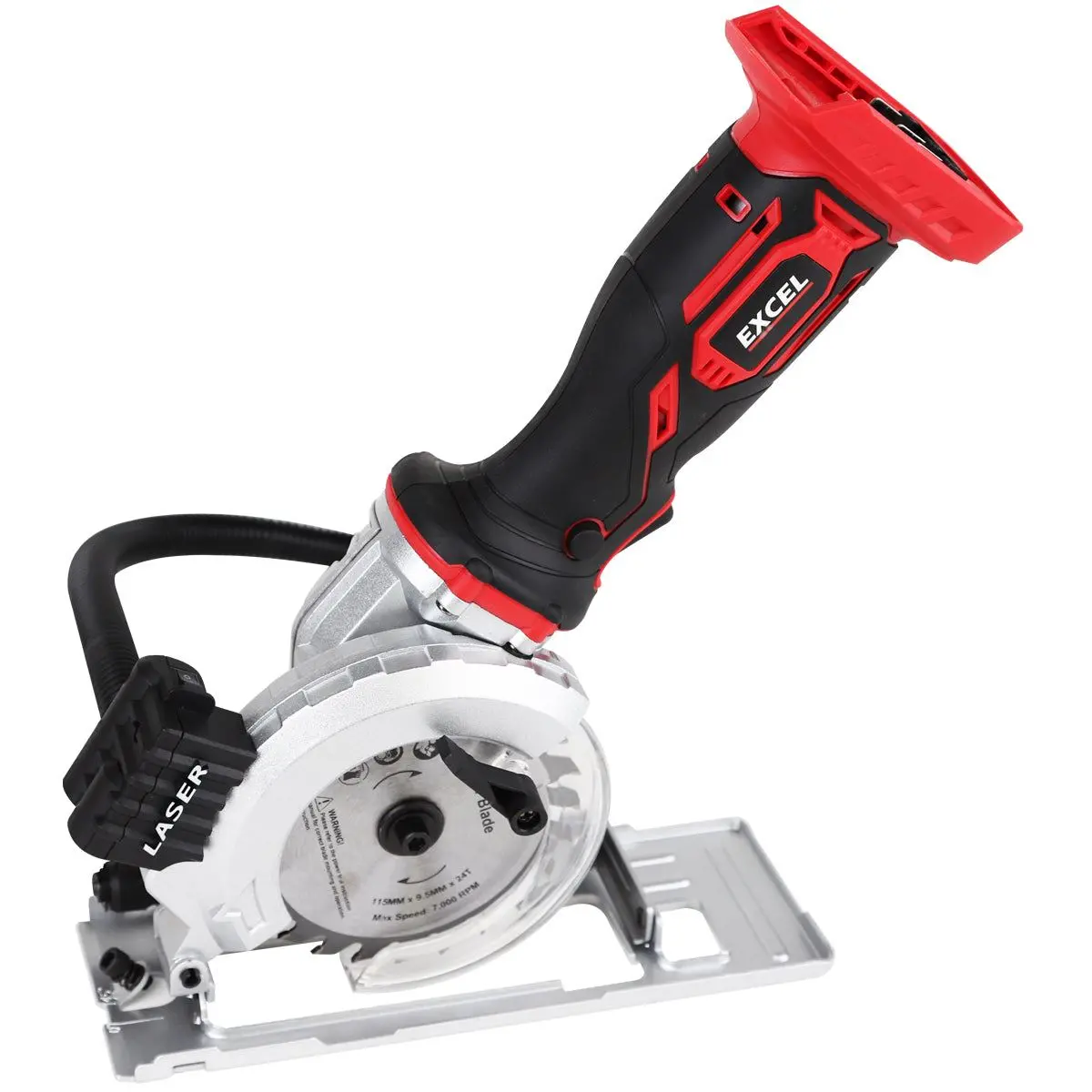 Excel 18V 115Mm Mini Circular Saw With 2 X 2.0Ah Battery & Charger 2