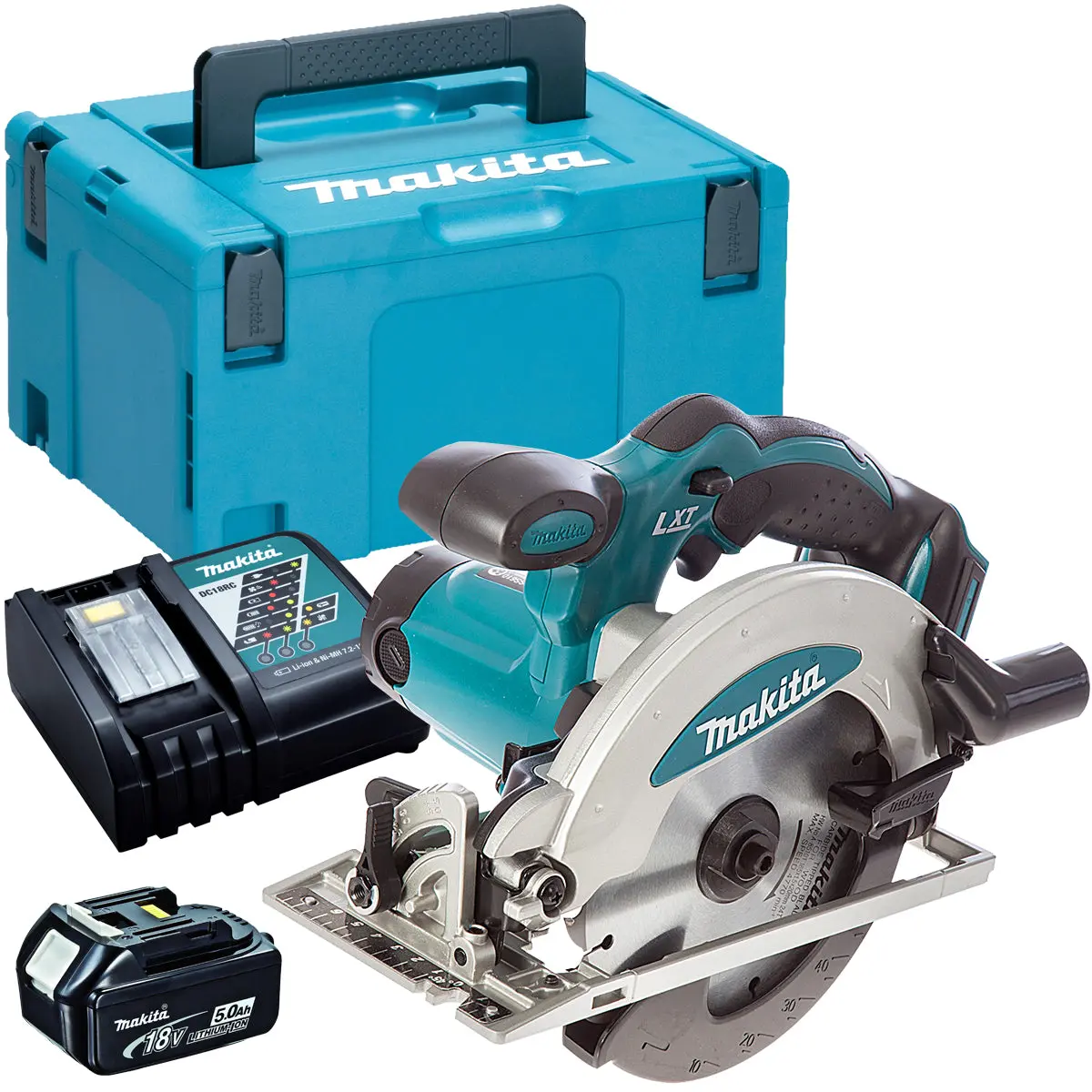 Makita Dss610z 18V 165Mm Circular Saw With 1 X 5.0Ah Battery & Charger In Case 1