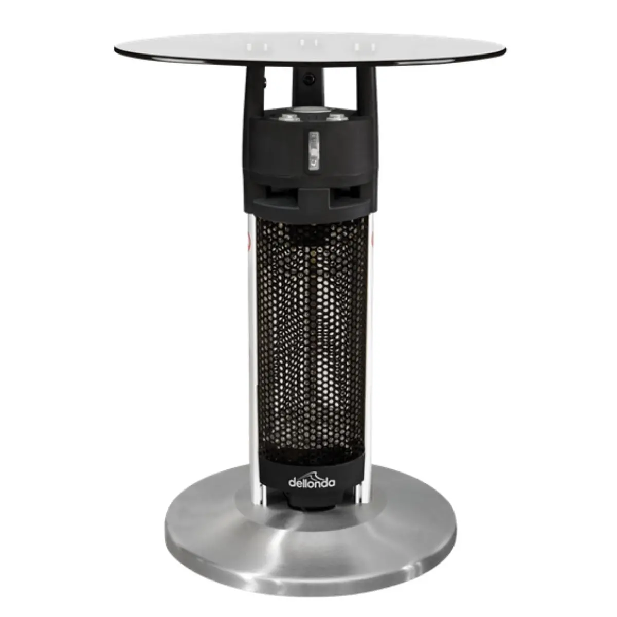 Sealey Dg62 Dellonda Bistro Table With 1200W Heater Black/Stainless Steel 1