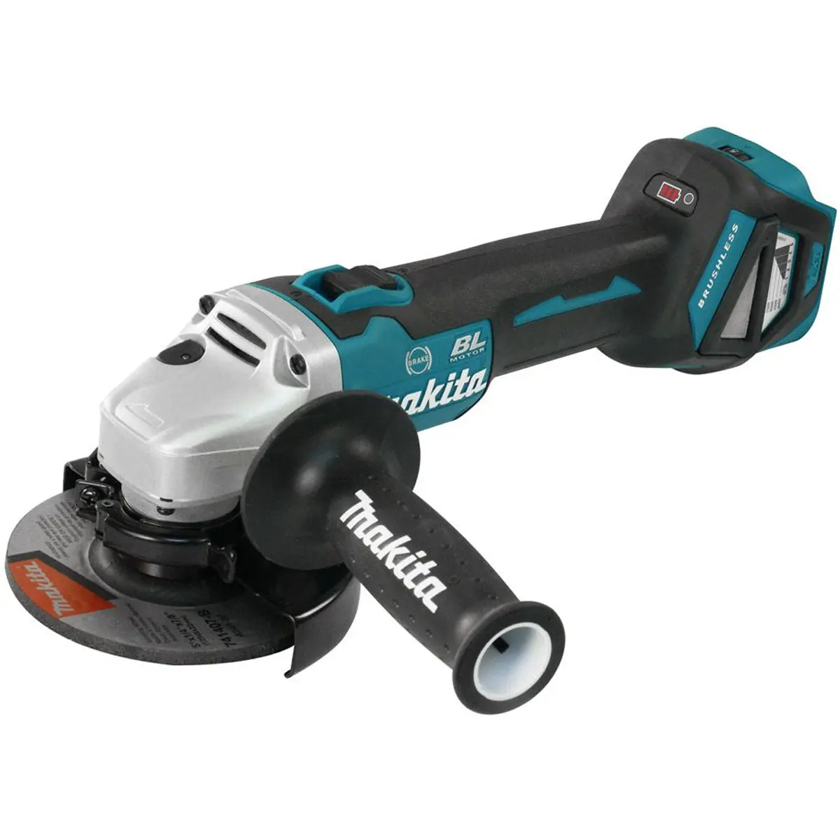 Makita Dga513z 18V Brushless 125Mm Angle Grinder With 1 X 5.0Ah Battery & Charger In Case 2