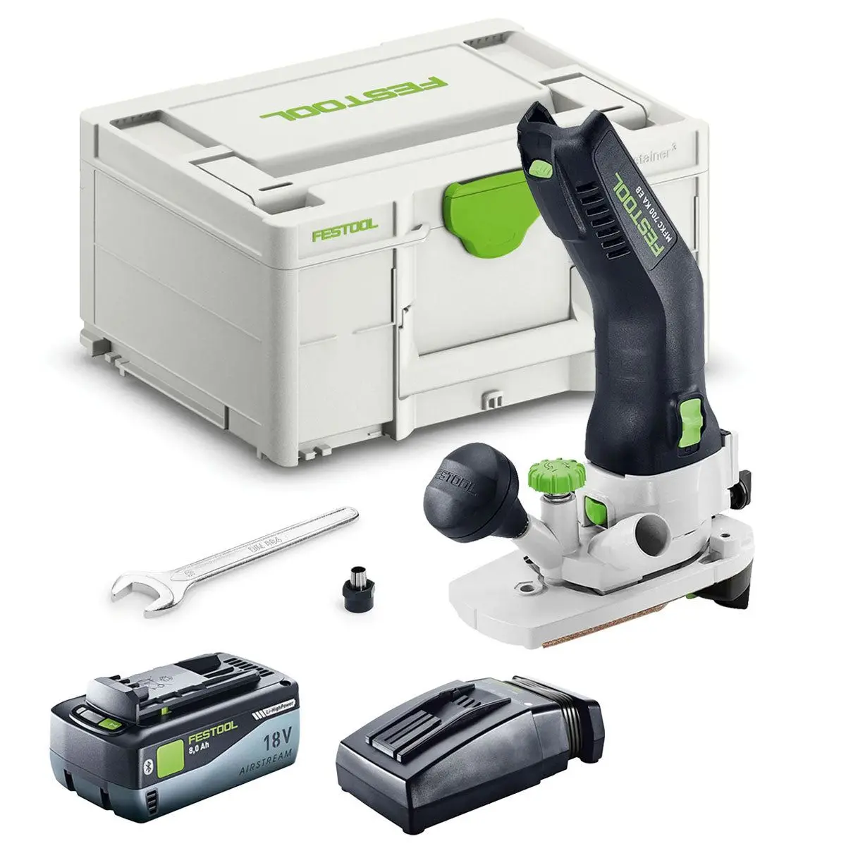 Festool Mfkc 700 Ka Eb-Basic 18V Brushless Module Edge Router With 1 X 8.0Ah Battery Charger & Case 1