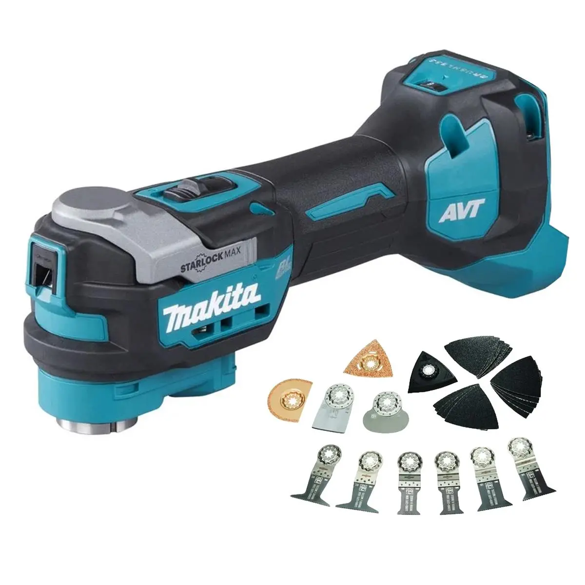 Makita Tm001gz 40V Brushless Starlock Max Multi Tool With 26 Piece Accessory Set 1