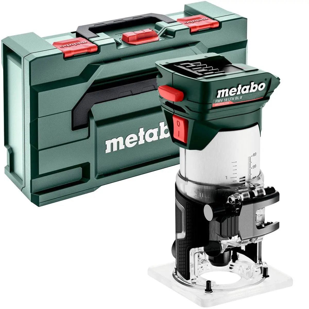 Metabo Fmv 18 Ltx Bl 8 18V Brushless 1/4" Trim Router Body Only In Metabox 601742830 1