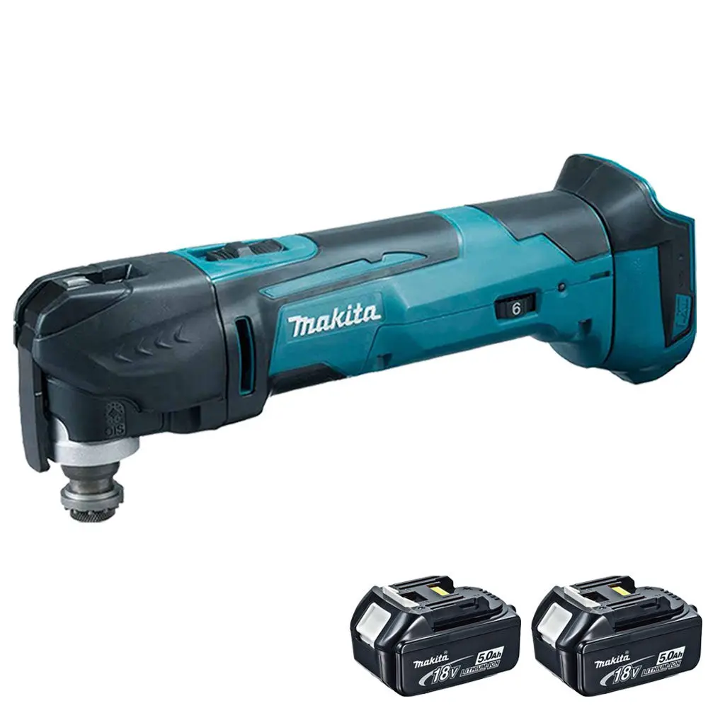 Makita Dtm51z 18V Multi-Tool Keyless Blade Change With 2 X 5.0Ah Batteries 1