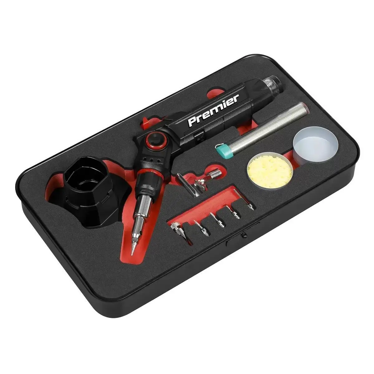 Sealey Ak2971 Butane Indexing Soldering Iron Kit 3-In-1 2