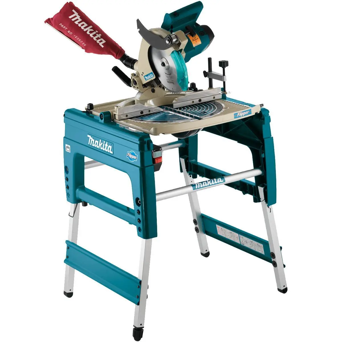 Makita Lf1000/1 260Mm Flip Over Table Saw / Mitre Saw 110V 1