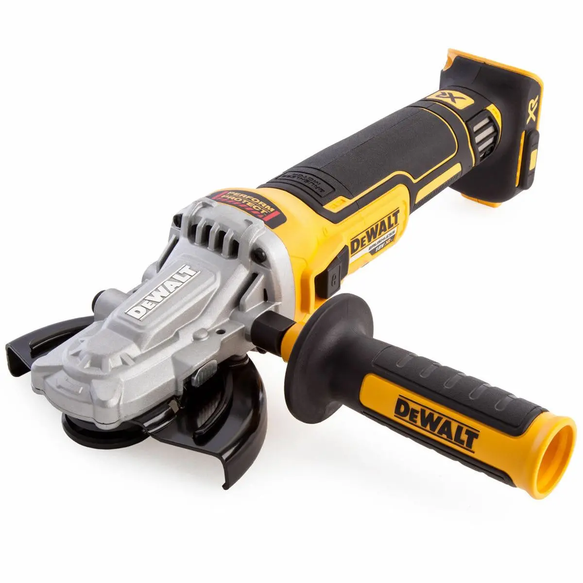 Dewalt Dcg405fn 18V Brushless Flat Head Slide Angle Grinder Body Only 1