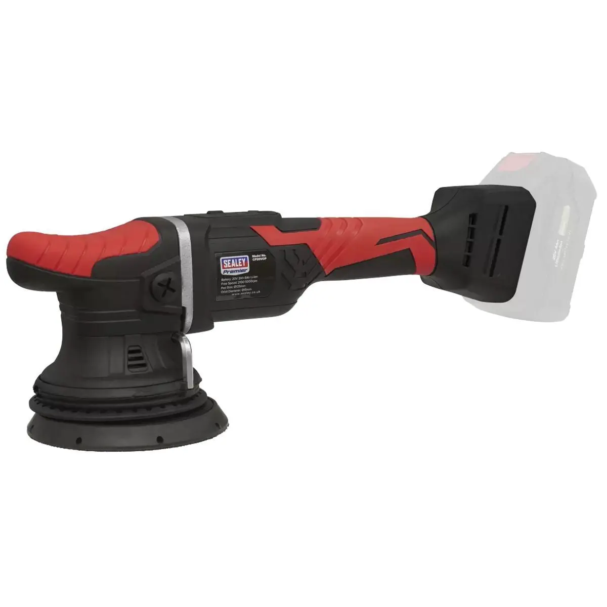 Sealey Cp20vop 20V Cordless 125Mm Orbital Polisher Body Only 1