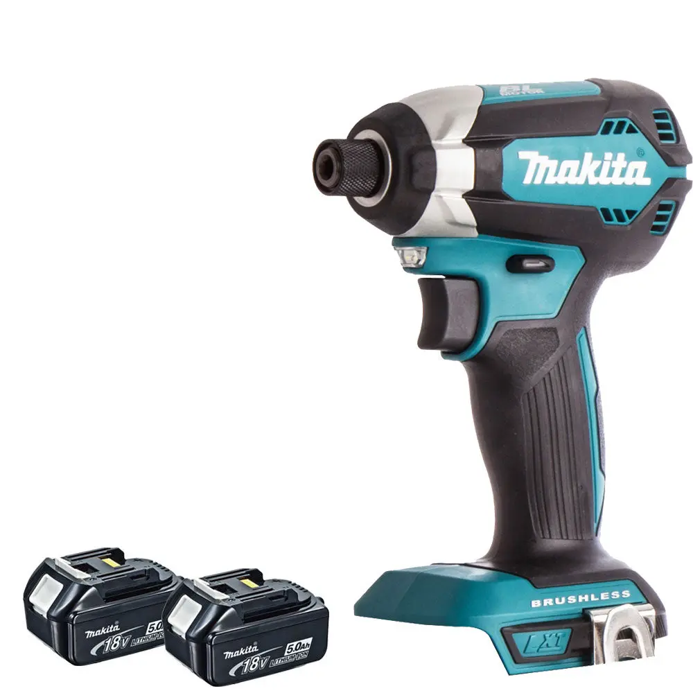 Makita Dtd153z 18V Brushless Impact Driver With 2 X 5.0Ah Batteries 1