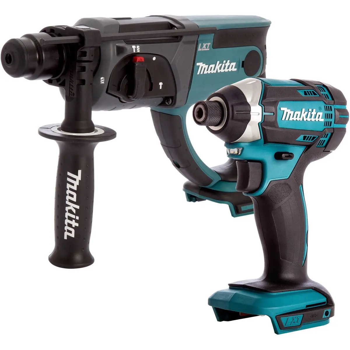 Makita 2 Piece 18V Lxt Impact Driver & Sds Plus Hammer Drill Body Only 1