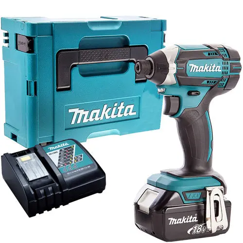 Makita Dtd152z 18V Impact Driver With 1 X 5.0Ah Battery & Charger In Case 1