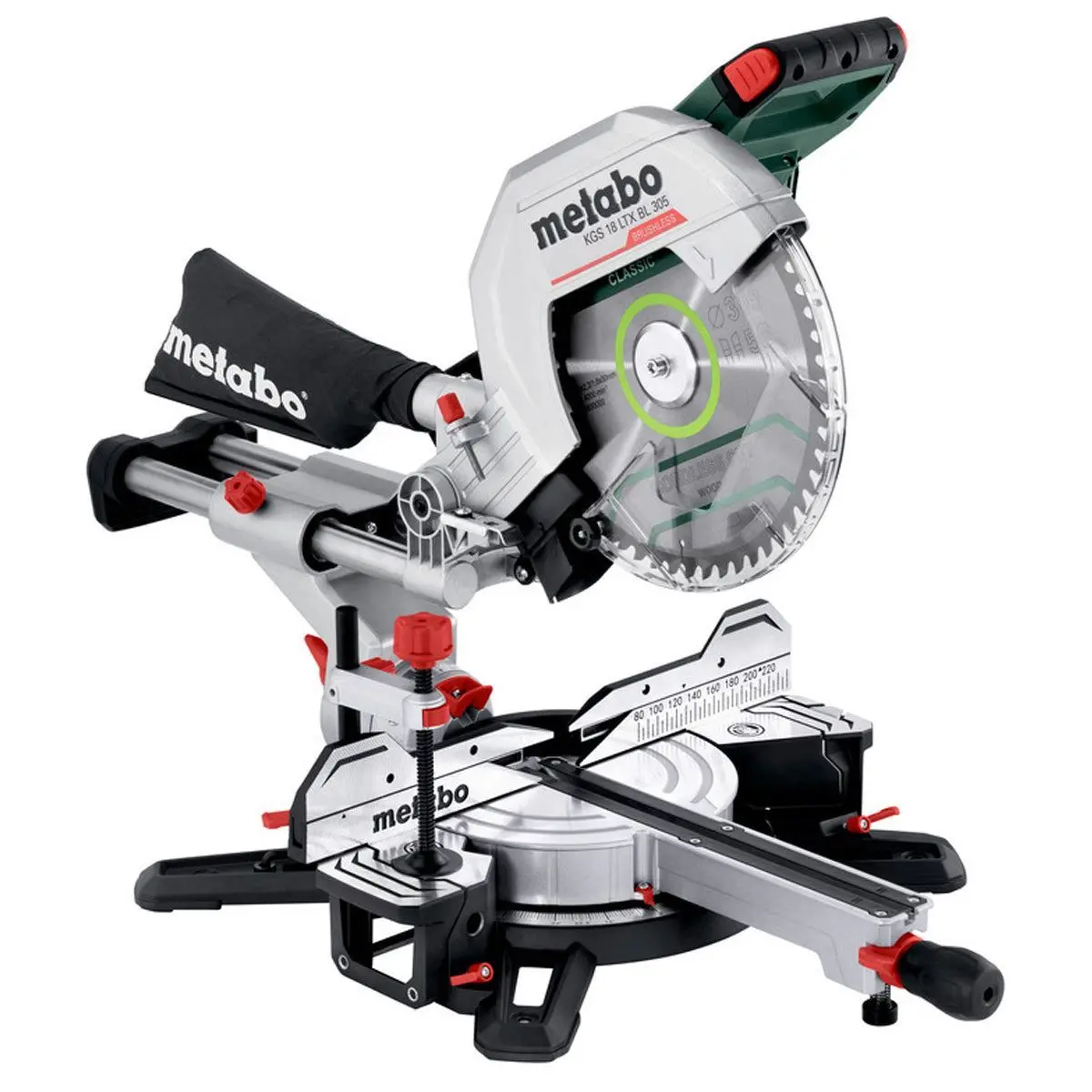 Metabo Kgs 18 Ltx Bl 305 18V Brushless 305Mm Double Bevel Sliding Mitre Saw Body Only 614305850 1