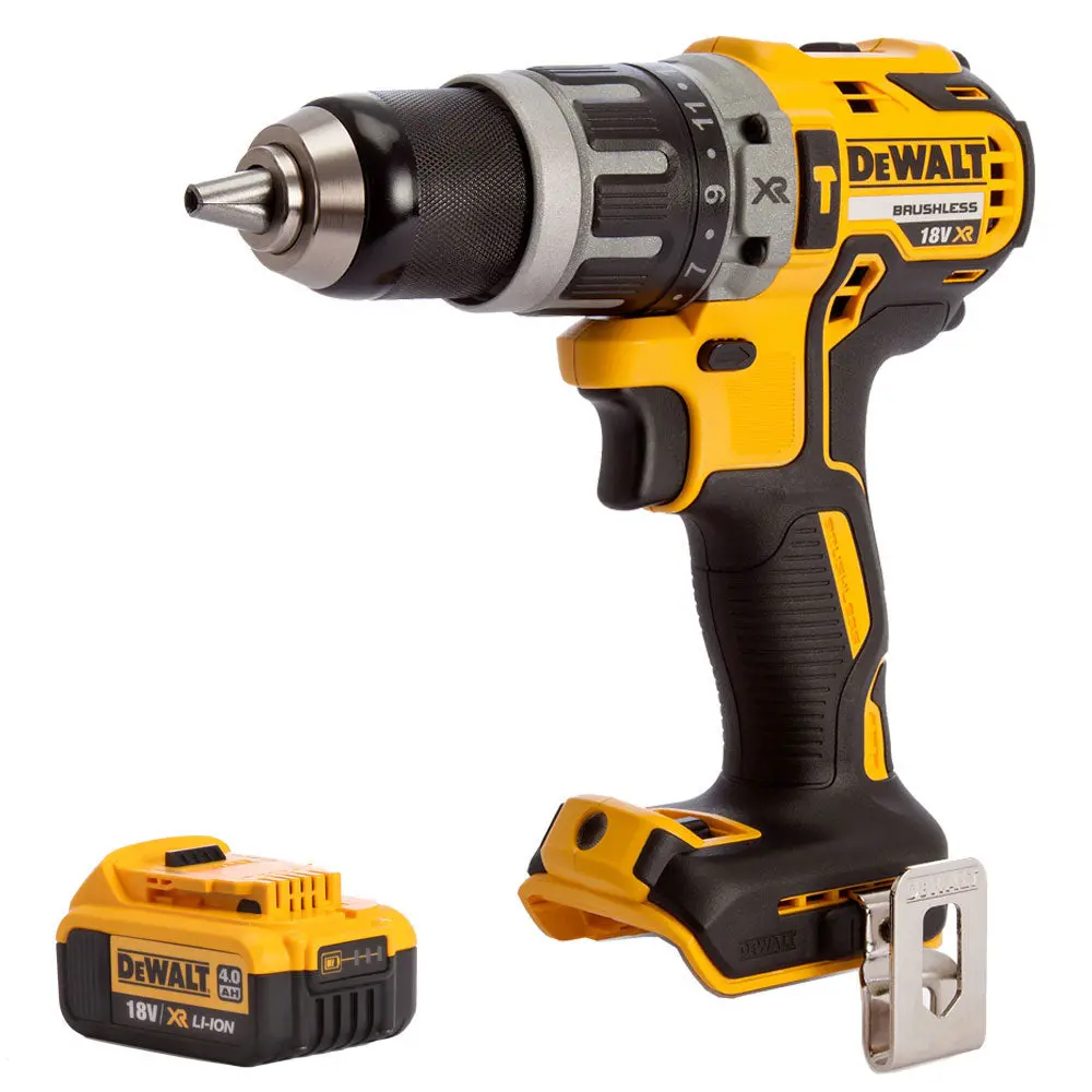 Dewalt Dcd796n 18V Xr Brushless 2 Speed Combi Drill With 1 X 4.0Ah Battery 1