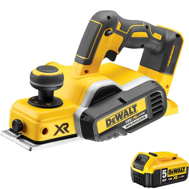 Dewalt Dcp580n 18V Li-Ion Xr Brushless Planer With 1 X 5.0Ah Battery 1