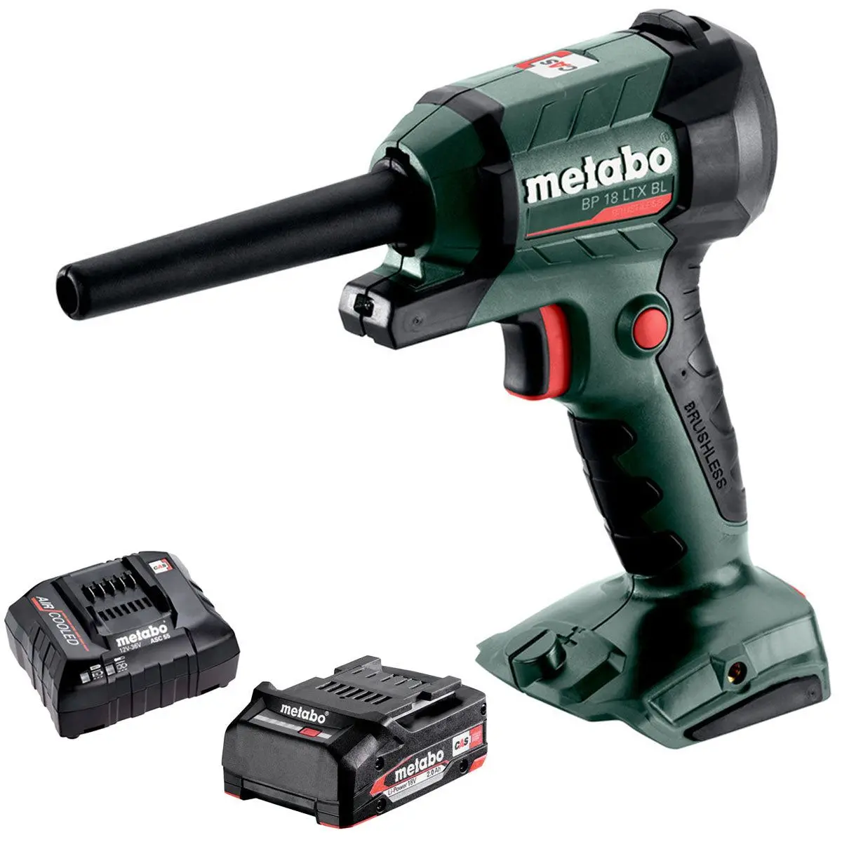 Metabo Bp 18 Ltx Bl 18V Brushless Blower With 1 X 2.0Ah Battery & Charger 1