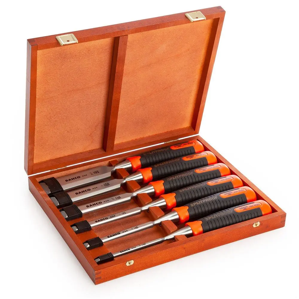 Bahco Bevel Edge Chisel Set 6 Piece Bah434s6 1
